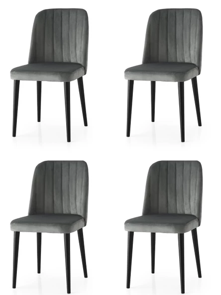 Milano Yemek Mutfak Masa Sandalyesi 4 Lü Set - 2