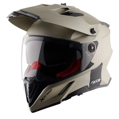 Axor X-Cross Dual Vizör Kask Nickel Kırmızı