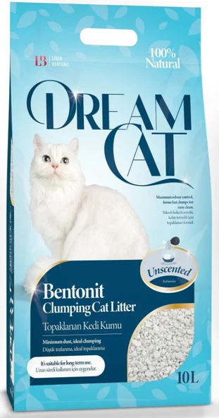 Dream Cat Natural Bentonit Kedi Kumu 10 Lt.