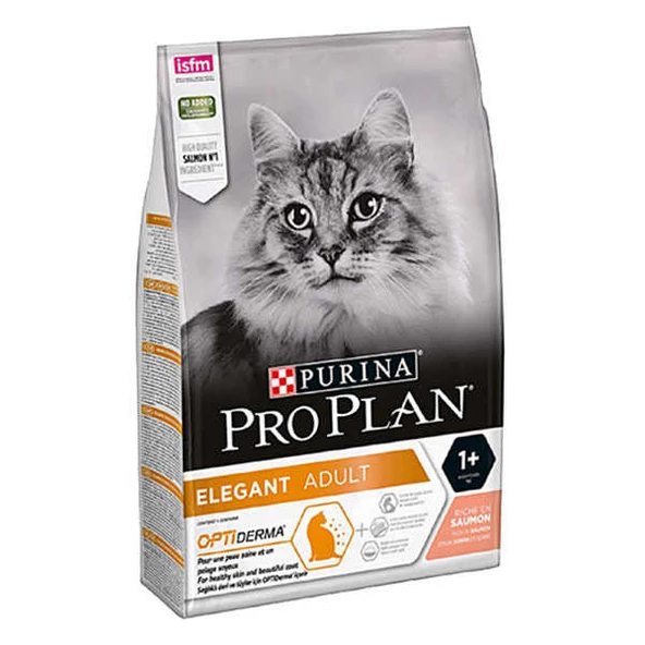 ProPlan Elegant Derma Plus Hairball Kedi Maması 10 KG