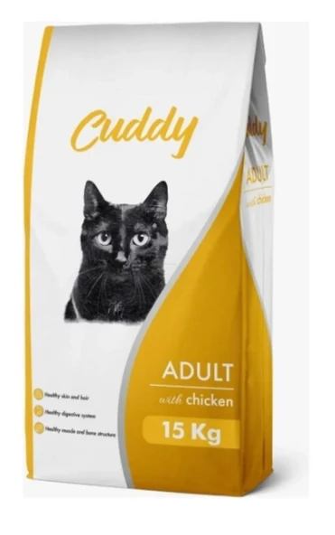 Cuddy Tavuklu Yetişkin Kedi Maması 15 Kg