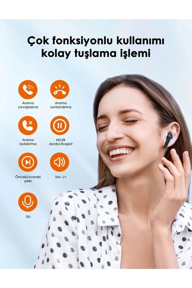 TaoTronics    Tt-bh1122-blck Bt 5.4 Kablosuz Kulakiçi Bluetooth Kulaklık Siyah - 4