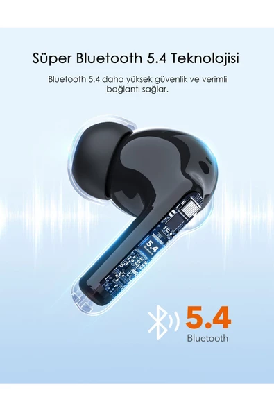 TaoTronics    Tt-bh1122-blck Bt 5.4 Kablosuz Kulakiçi Bluetooth Kulaklık Siyah - 6