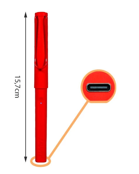Lamy Safari Note+ iPad Tablet Kalemi 4A2 Kırmızı - 3