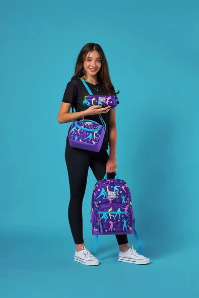 Coral High Mor Voleybol 3'lü Okul Çanta Seti SET0123636 - Resim 2