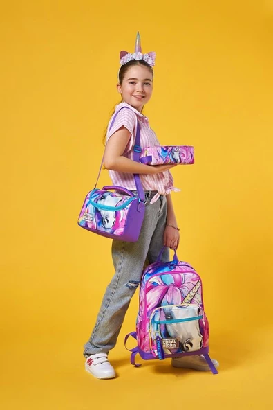 Coral High Unicorn 3'lü Okul Çanta Seti SET0123634 - Resim 2