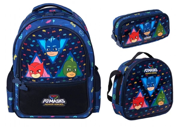 Me Çanta PJ Masks Heroes Erkek Çocuk 1. Sınıf İlkokul Çanta Seti