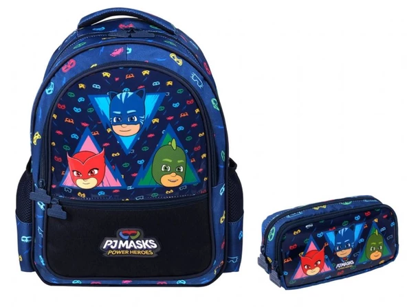 Me Çanta PJ Masks Heroes Okul Sırt Çantası ve Kalemlik Seti