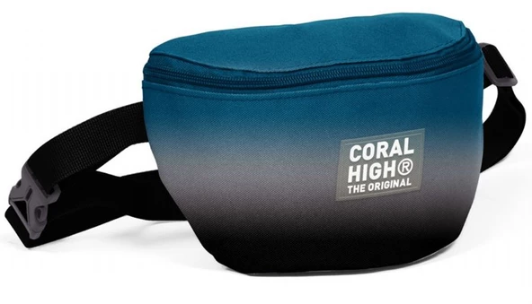 Coral High Nefti Gri Baskılı Erkek Çocuk Bel Çantası