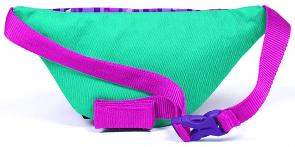 Coral High Kız Çocuk Günlük Bel Çantası - Mor Yeşil Unicorn - Resim 2