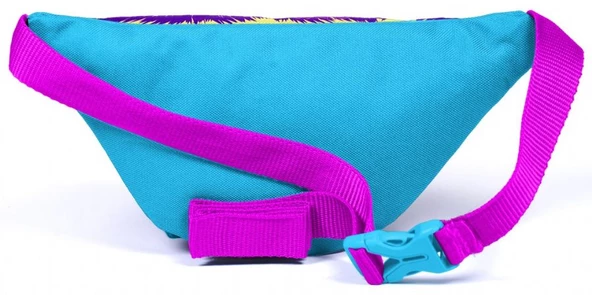 Coral High Kız Çocuk Günlük Bel Çantası - Mor Mavi Kedi - 2