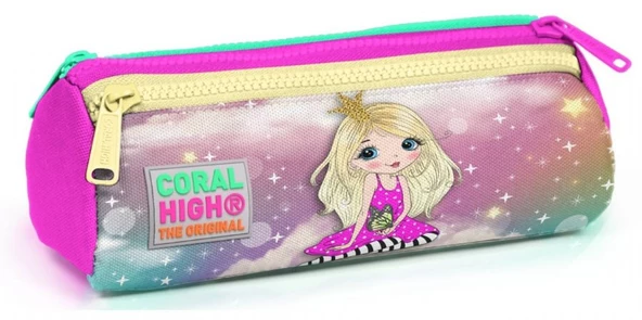 Coral High Su Yeşili Unicorn USB Soketli Beşli Okul Çantası Seti - Kız Çocuk - Resim 5