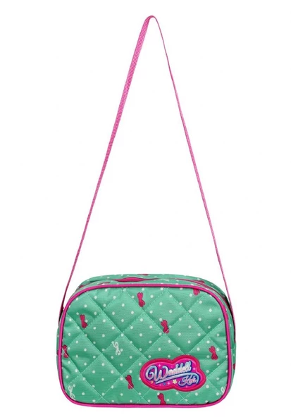 Waddell Mint Yeşili Kedi Desenli Kız Çocuk İlköğretim Okul Sırt Çantası Ve Beslenme Çantası - Resim 5