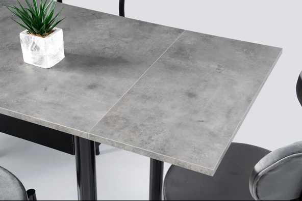 Smart Beta Açılır Mutfak Masası ve 4 Adet Sandalye Takımı 60*90 - Resim 4