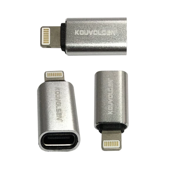 8 pin Lightning erkek to type c dişi çevirici şarj adaptörü - Resim 3