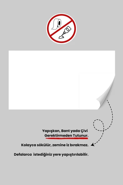 100x150 Cm Projeksiyon Perdesi, Duvar Ev Sineması, Sunum Perdesi, Duvar Projeksiyon Perdesi - 5