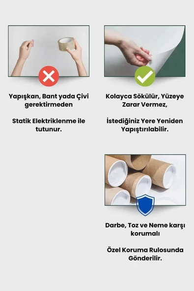 100x150 Cm Projeksiyon Perdesi, Duvar Ev Sineması, Sunum Perdesi, Duvar Projeksiyon Perdesi - 7