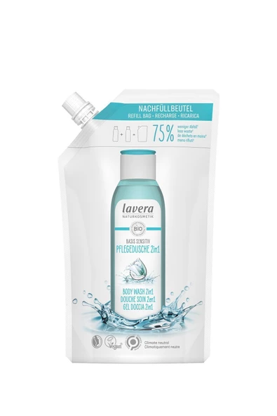 Lavera    Basis Sensitiv Duş Jeli Yeniden Dolum Poşeti 500 Ml