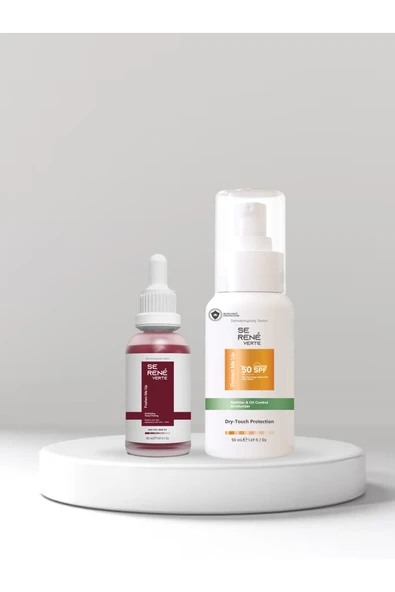 Aha Bha Peeling Serum Ve Güneş Kremi Korumaya Yönelik Bakım Seti 30 ml + 50 ml ürün görseli