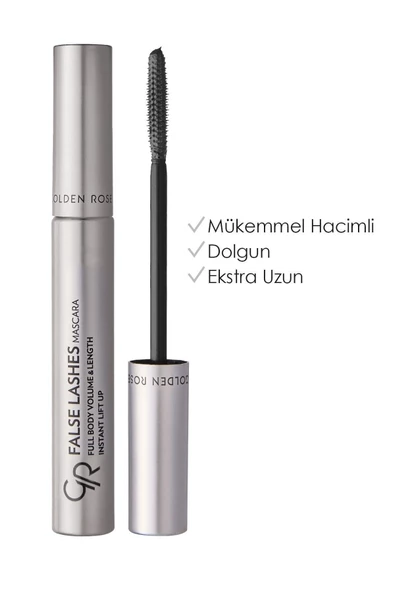 Golden Rose    Hacim Veren Siyah Maskara - False Lashes Mascara 8691190122416 - 2