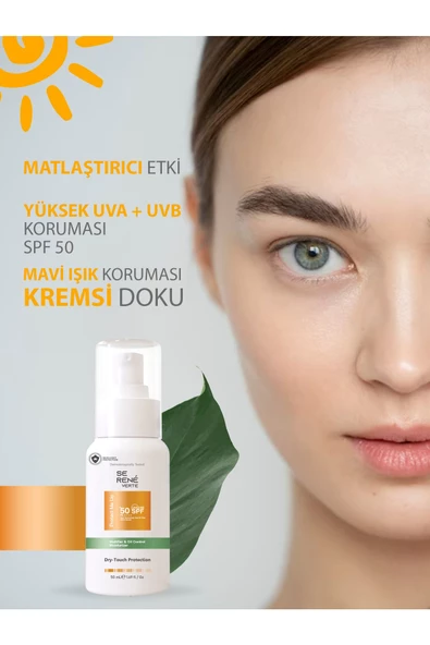 Leke Karşıtı Ve Yağlanma Karşıtı Renkli Güneş Koruyucu Krem Hybrid Filter Spf 50 - Resim 2