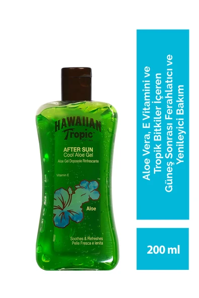 Aloe Vera E Vitamini Ve Tropik Bitkiler İçeren Güneş Sonrası Ferahlatıcı Ve Yenileyici ürün görseli