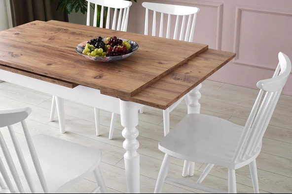 Cunda Modern Açılır Sadece Mutfak Masası 70x110 - 8