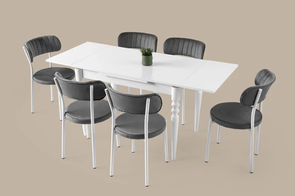 Cunda Modern Açılır Sadece Mutfak Masası 70x110 - 2