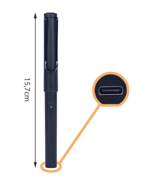 Lamy Safari Note+ iPad Tablet Kalemi 4E2 Çelik Siyah - 3