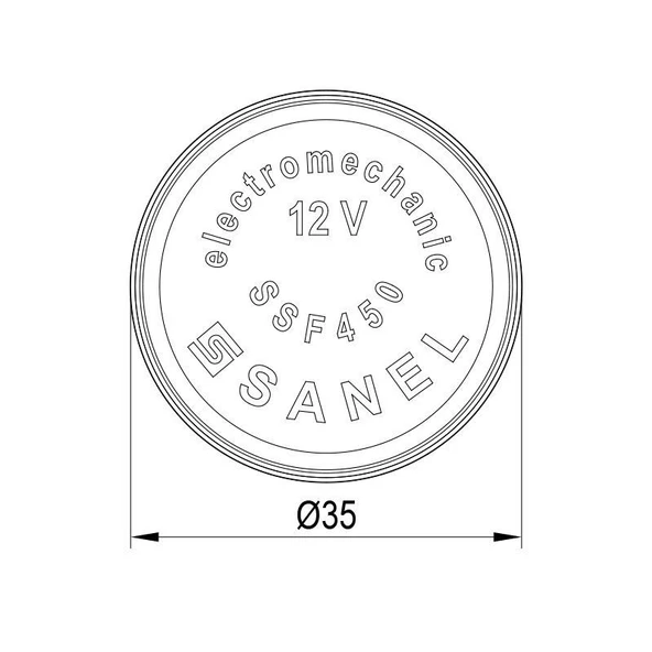 Sanel Flaşör 12 Volt Elektromekanik SSF450 - 3