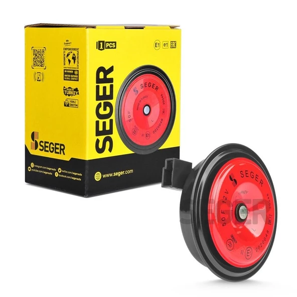 SEGER-50F Midi Disk Korna 12V (Didit), Kalın Ses ,Toyota Soket (Toyota)