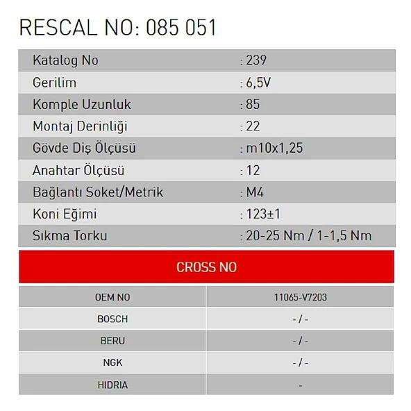 Isıtma Bujisi - Nissan - Infiniti - ET085051 - 2