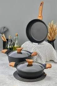 Cooker 5 Prç Kavacık Döküm Tencere Seti Ckr3225 - 2