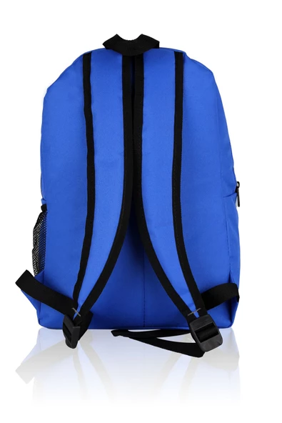 Okul Çantası + Kalemlik  Su Geçirmez Ortaokul Çantası Lise Çantası Yıkanabilir Mavi - 6