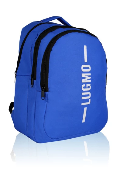 Okul Çantası + Kalemlik  Su Geçirmez Ortaokul Çantası Lise Çantası Yıkanabilir Mavi - 2