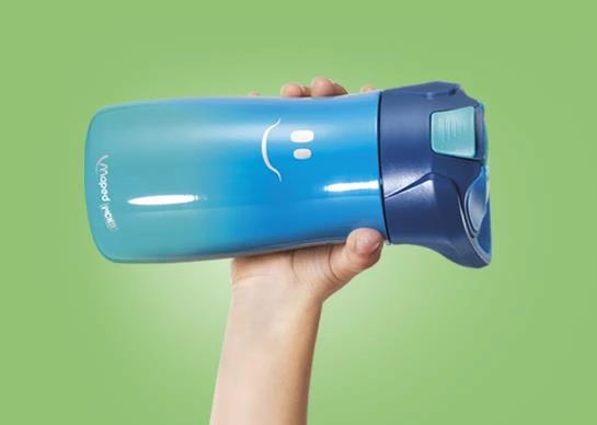 Maped Picnik Gülen Yüz Figürlü Çelik Matara 580 ml Kırmızı-Mavi - 8