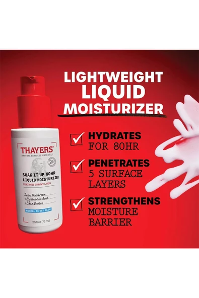 Thayers Soak It Up 80HR Sıvı Nemlendirici 75ML - Resim 2