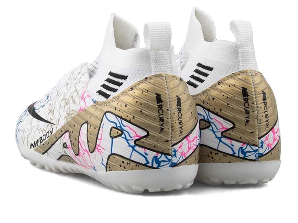 Potinonline Laliga 565 Çocuk Renkli Çoraplı Halısaha Ayakkabısı - 3