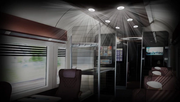 Sanel Butonlu Spot 24VRenk Modlu Beyaz-Gece Mavisi SSPEB.24WB-CG - 4