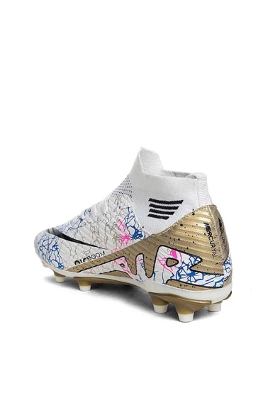 Potinonline Laliga 565 Çocuk Renkli Çoraplı Krampon - 8