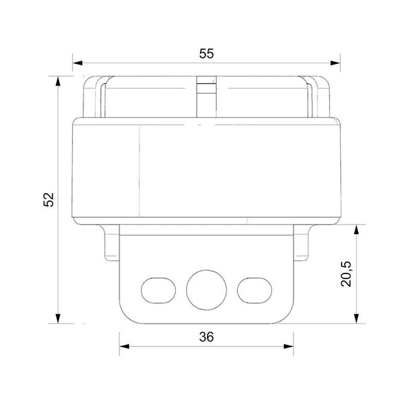 Sanel İkaz Kornası 12 & 24 Volt Uyumlu SDH002 - 4