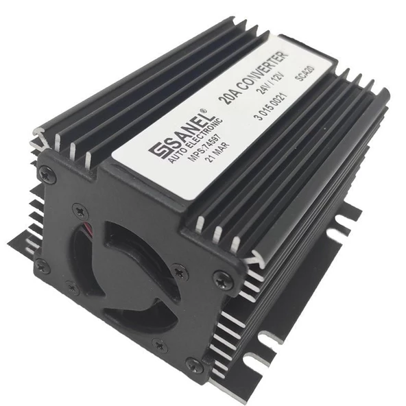 Sanel Konvertör 20 Amper 24V 12V Voltaj Düşürücü SCA20 - 3