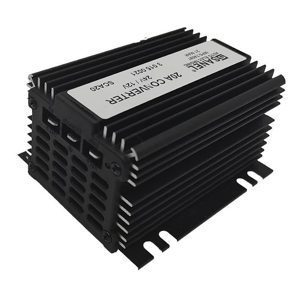 Sanel Konvertör 20 Amper 24V 12V Voltaj Düşürücü SCA20 - 2