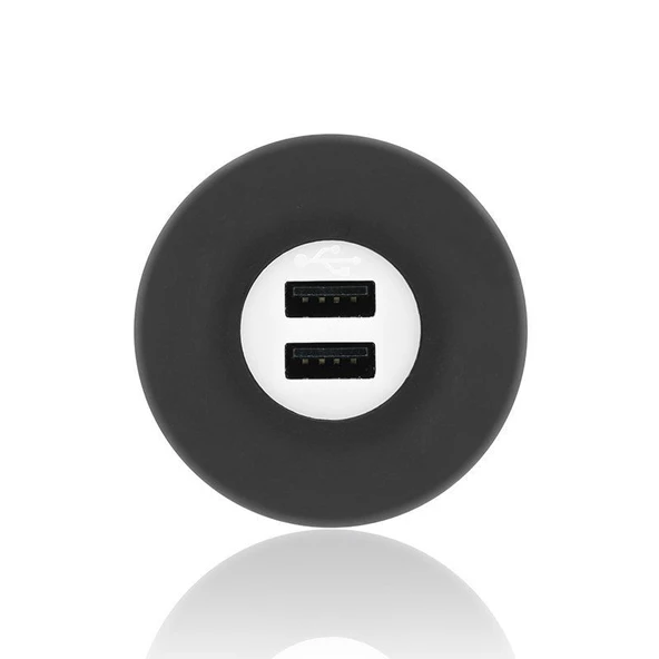 Sanel Usb Şarj Ünitesi Üniversal 12V24V 2Amp Mavi Ledli Suc2B SUC2B - 2