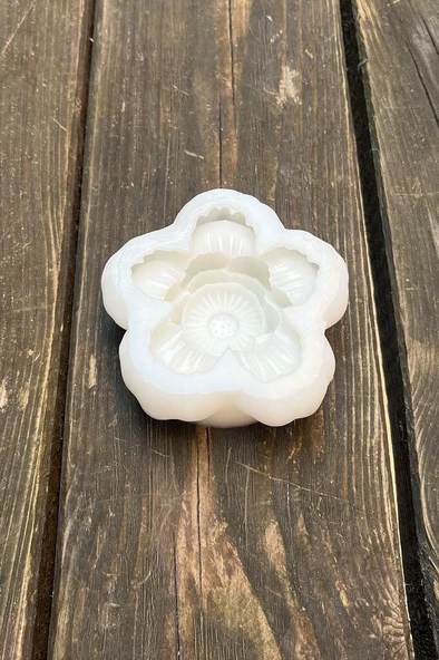 Lotus Çiçek 4 Silikon Mum Kalıbı - Resim 5