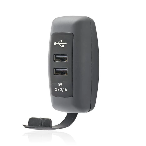 Sanel Usb Şarj Küpteşte Montajlı Çift Çıkış 12//24V 4.2A Suc7 SUC7B.DG - 3