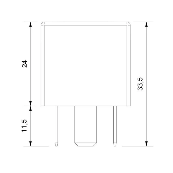 Sanel Mini Role 12V 4 Uçlu SR1243 - 4