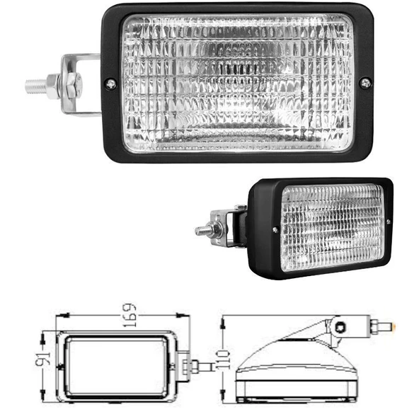 Yandan Bağlantılı Plastik Gövdeli Kabin Lambası - 7254771 - 4