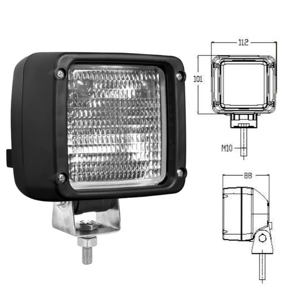 Jcb Kare Çalışma Lambası Bareketli - 838120-B - 4