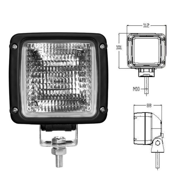 Jcb Kare Çalışma Lambası Bareketli - 838120-B - 3